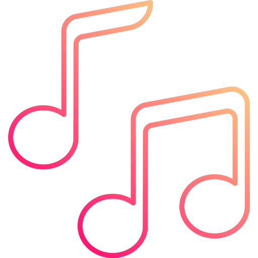 notas musicales icono gratis