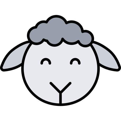 Lamb Generic Outline Color icon