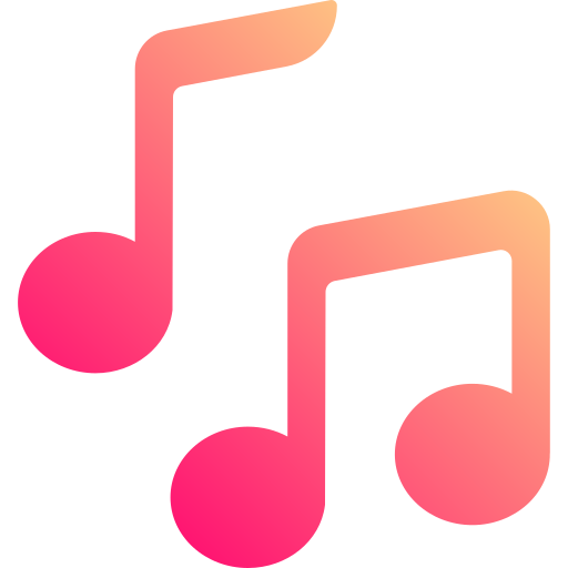 notas musicales icono gratis