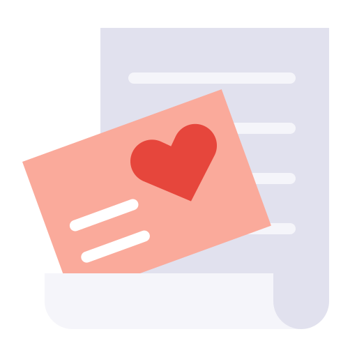 Love letter Generic Flat icon