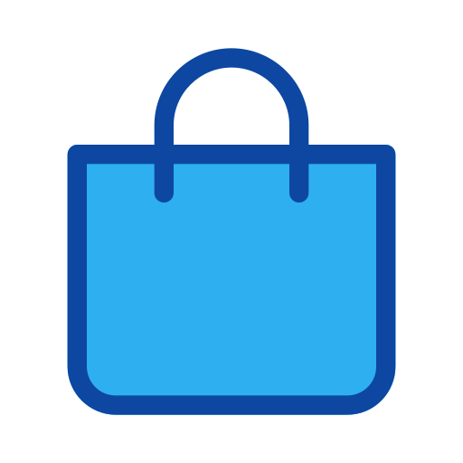 Shopping bag Generic Outline Color icon