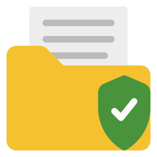 protección de archivos icono gratis