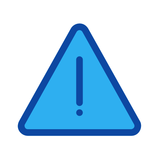 Warning free icon