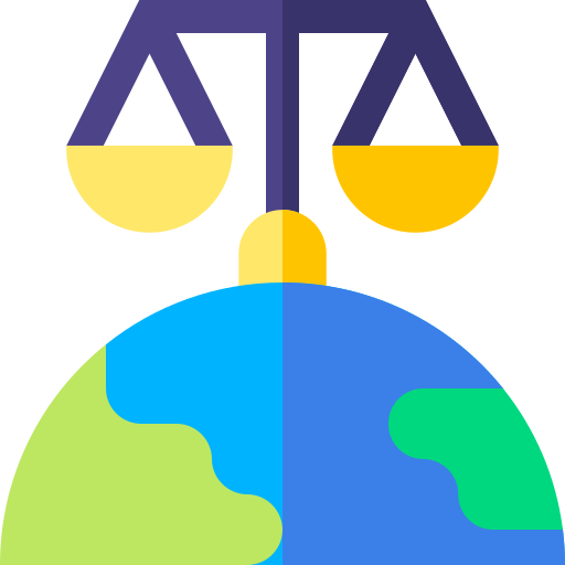 la loi internationale Icône gratuit
