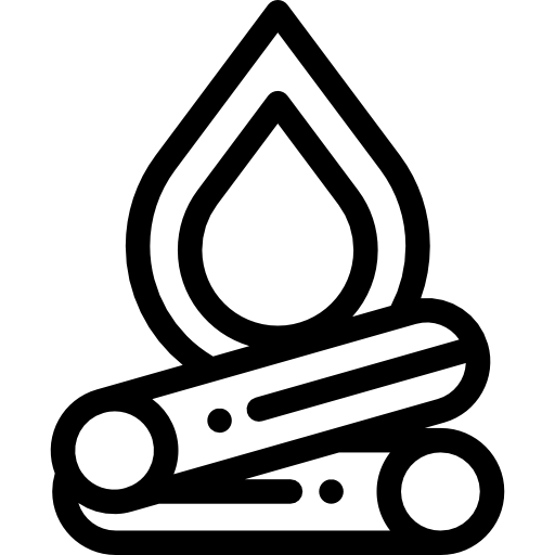 hoguera icono gratis