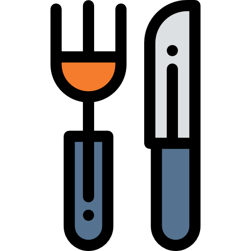 Столовые приборы бесплатно иконка