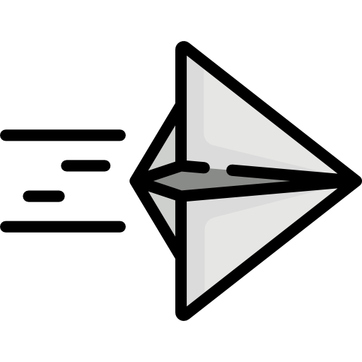 avião de papel grátis ícone