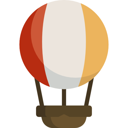 Hot air balloon - free icon