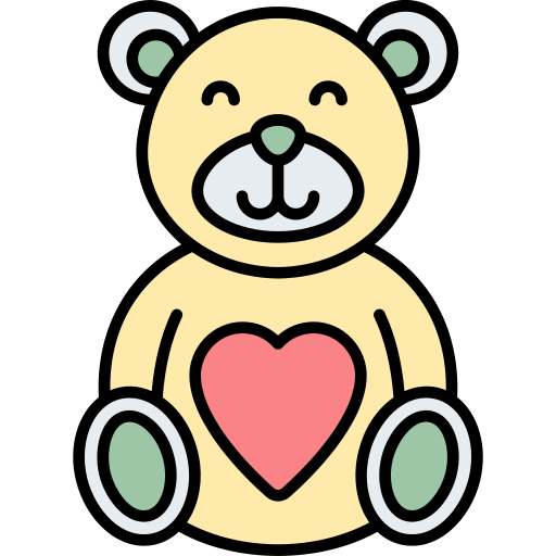 oso de peluche icono gratis