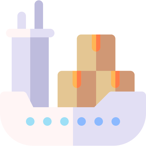 Грузовое судно бесплатно иконка