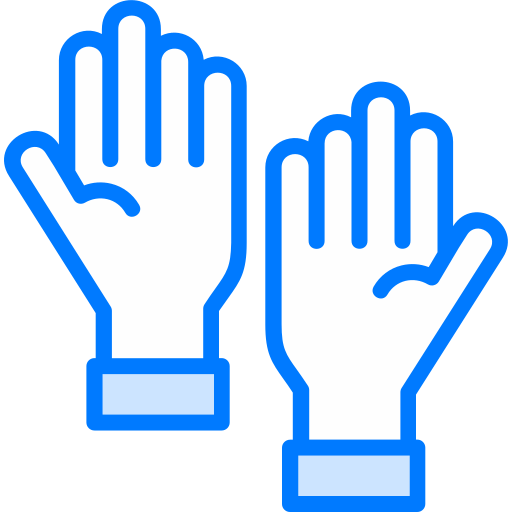 Gloves Generic Blue icon