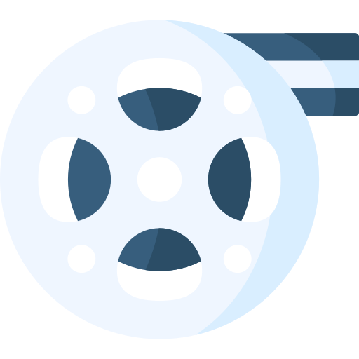 rollo de película icono gratis