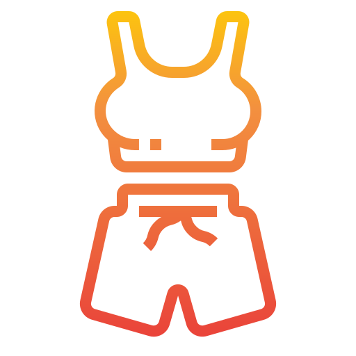 ropa deportiva icono gratis