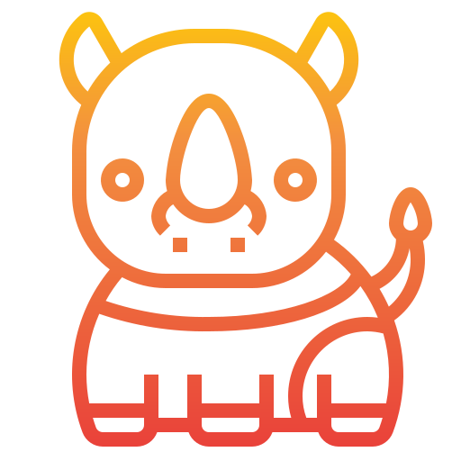 rinoceronte icono gratis