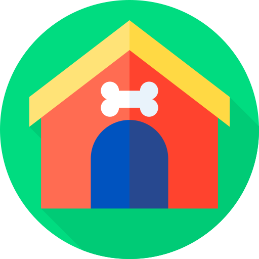 casa de perro icono gratis