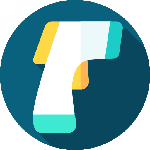 Thermometer gun free icon Thermometer gun free icon