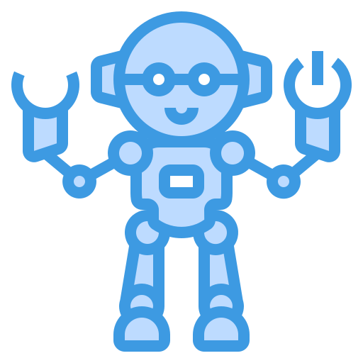 Robot itim2101 Blue icon