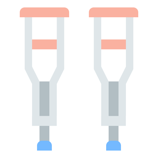 muletas grátis ícone