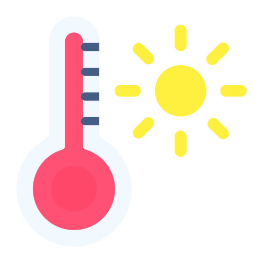 la temperatura icono gratis