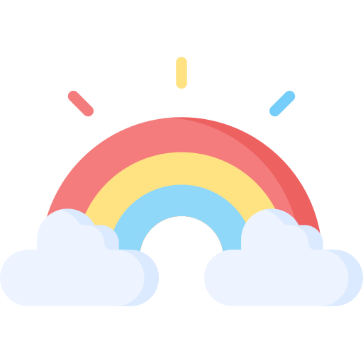 arco iris icono gratis