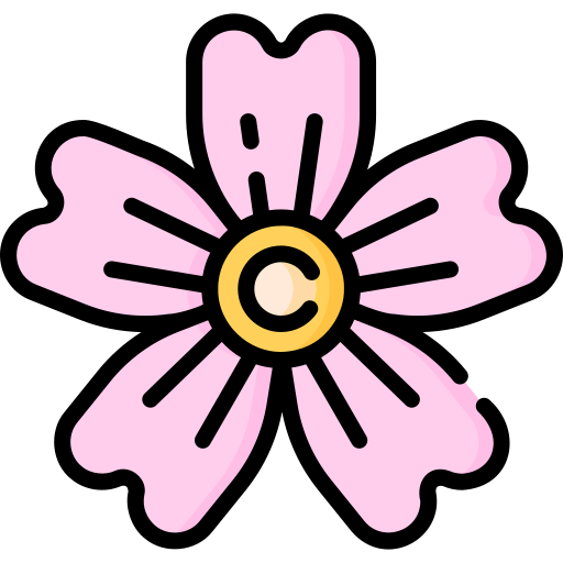 flor de cerezo icono gratis