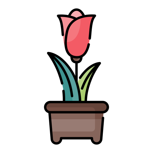 Flower pot Generic Outline Color icon