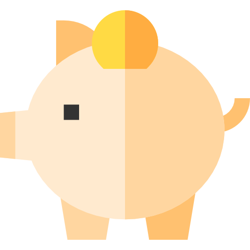 Piggy bank free icon