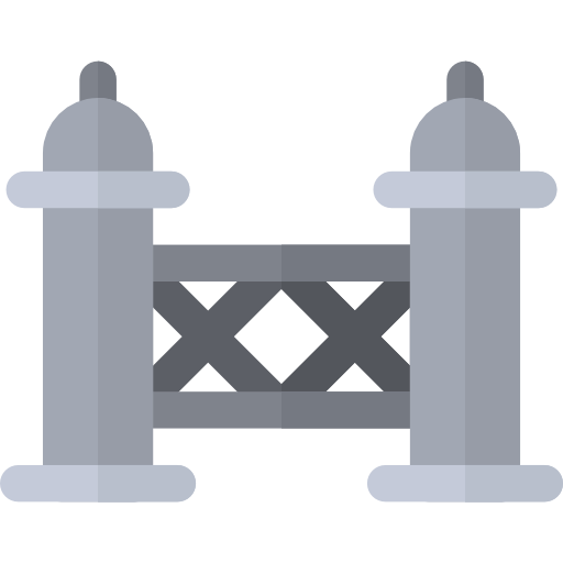 Fence Basic Rounded Flat icon