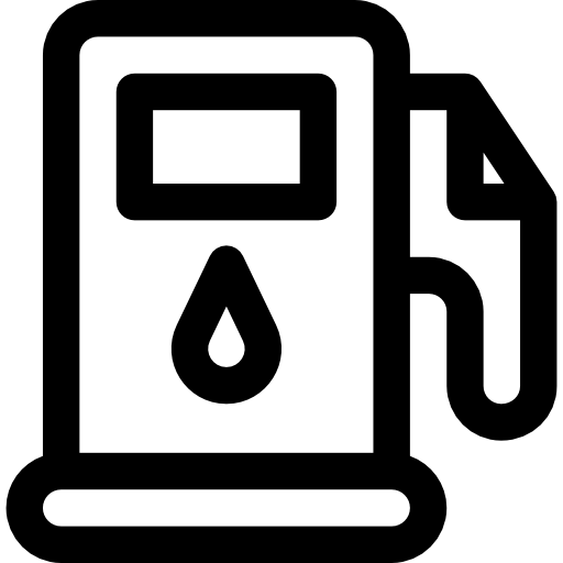 Gas station Basic Rounded Lineal icon