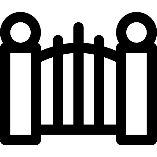 Gate Basic Rounded Lineal icon