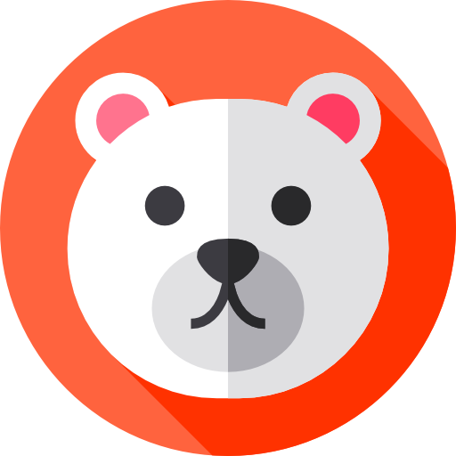 oso polar icono gratis