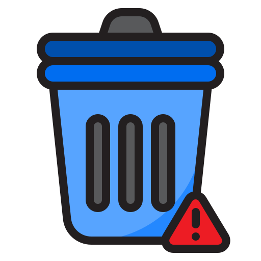 contenedor de basura icono gratis