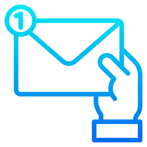 Email srip Gradient icon