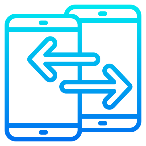 transferencia de datos icono gratis