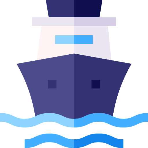 Ship Basic Straight Flat icon