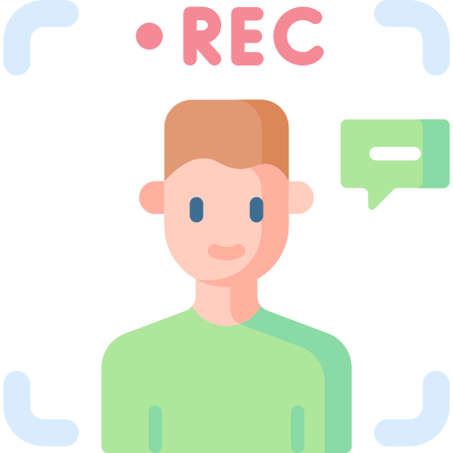 Video recording free icon