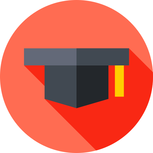 Graduated - Free education icons
