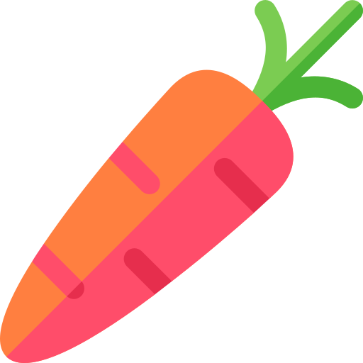 Carrot Basic Rounded Flat icon