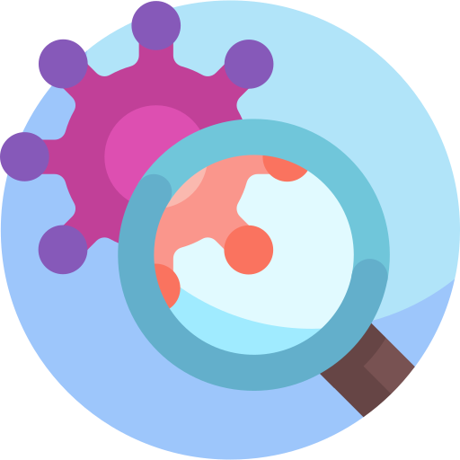 Covid test free icon Covid test free icon