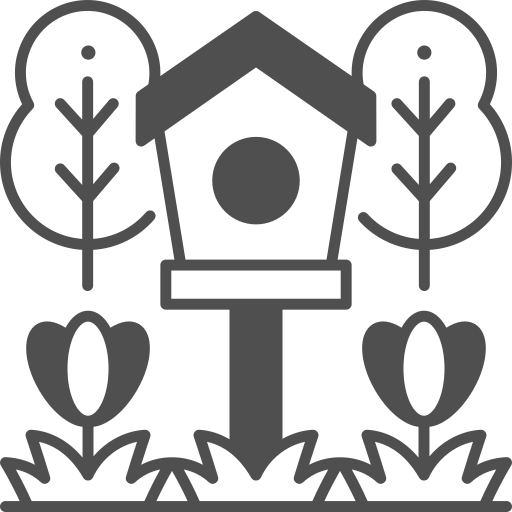 casa del pájaro icono gratis