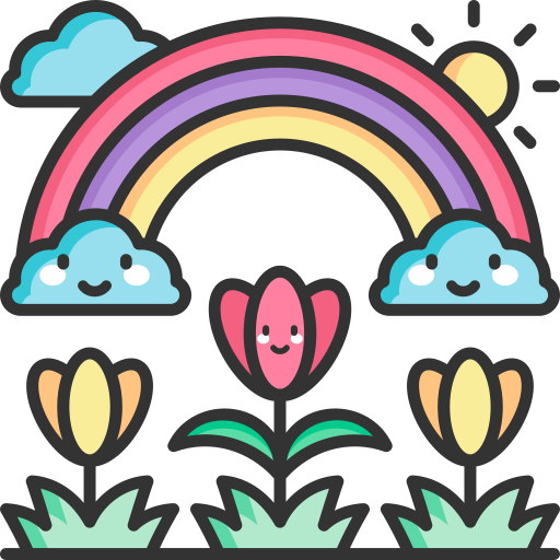 arco iris icono gratis