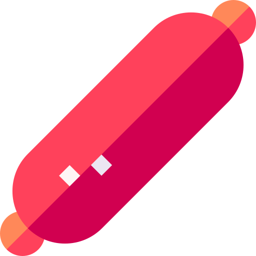 Salami Basic Straight Flat Icon