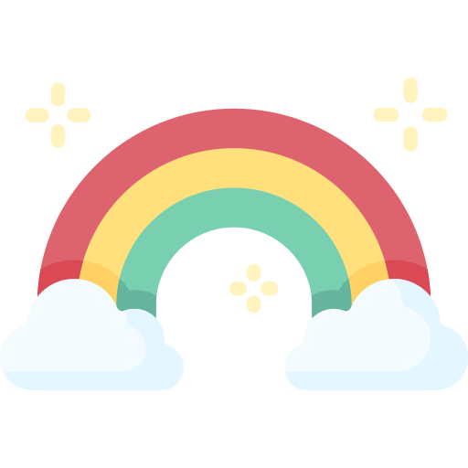 arco iris icono gratis