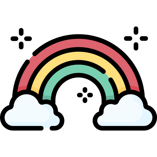 arco iris icono gratis