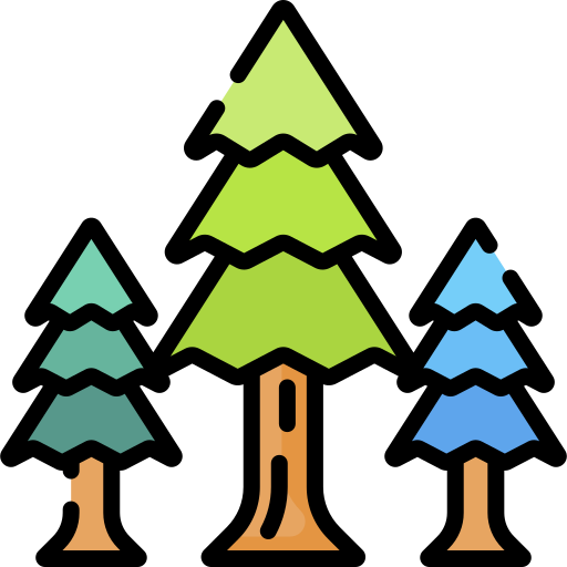 Tree Special Lineal color icon