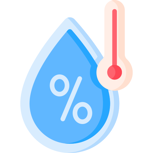 icono de diseño colorido de temperatura humedad 5972191 Vector en Vecteezy