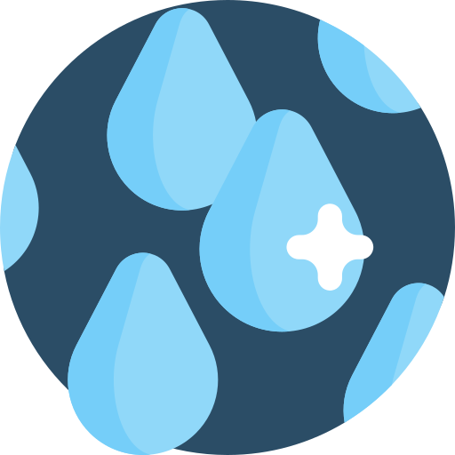 gotas de agua icono gratis