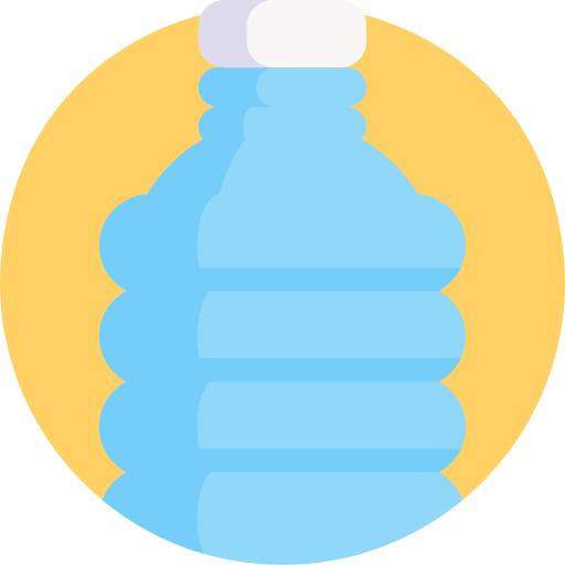 Water bottle Detailed Flat Circular Flat icon