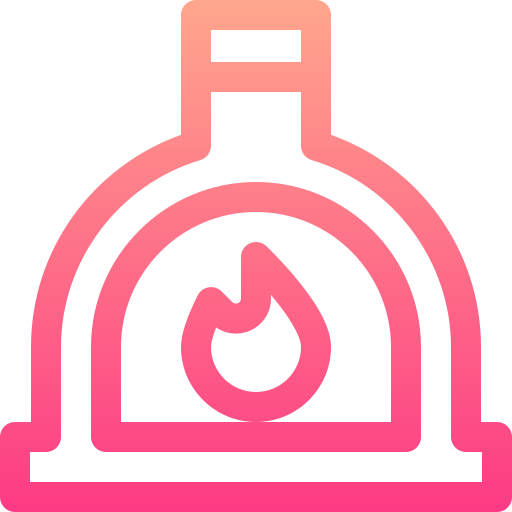 horno de piedra icono gratis