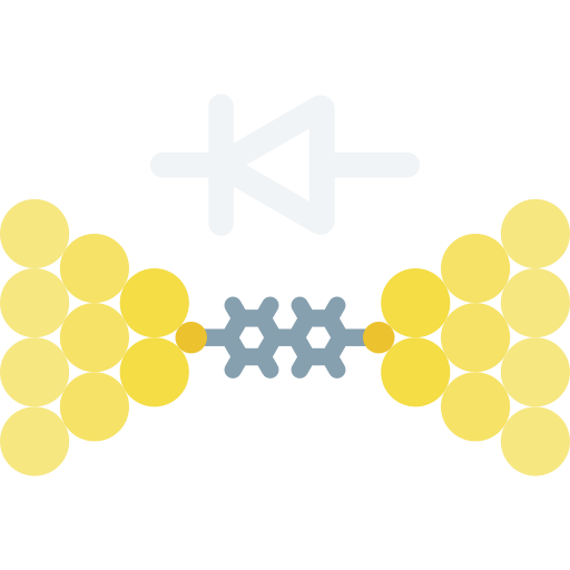 electrónica molecular icono gratis